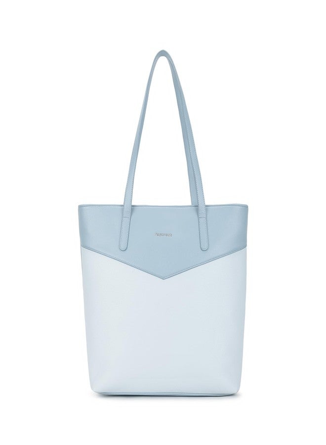 Fastrack Casual Laptop Tote Bag for Girls, Large Size with a Zipper Closure and Padded Laptop Compartment, Compatible with Laptops up to 15 inches, Double Handle Type - Image 1